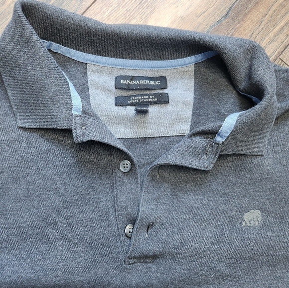 BANANA REPUBLIC Gray Shirt XL - Picture 3 of 4